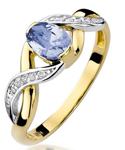 Prsten Bonore - Zlato 585 - Tanzanit 0,4 Ct
