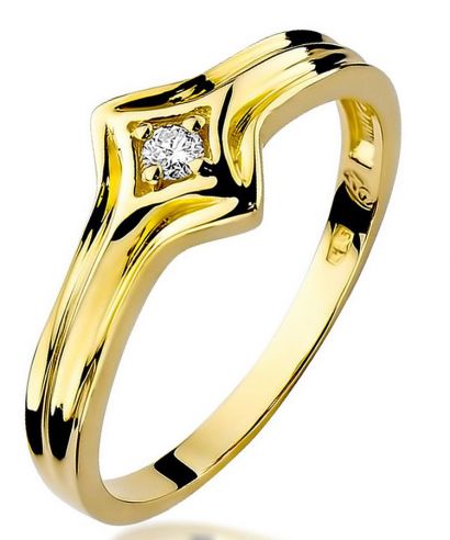 Prsten Bonore - Zlato 585 - Diamant 0,05 Ct