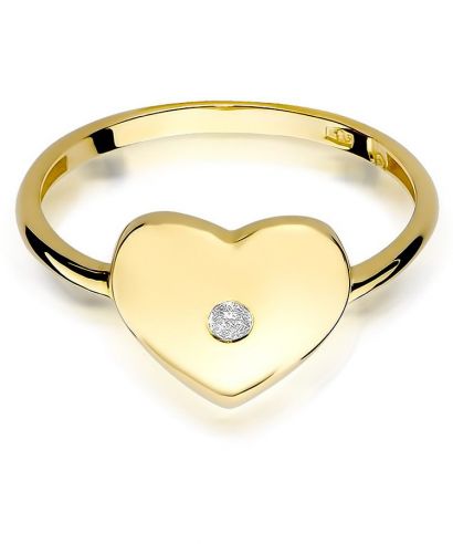 Prsten Bonore - Zlato 585 - Diamant 0,03 Ct