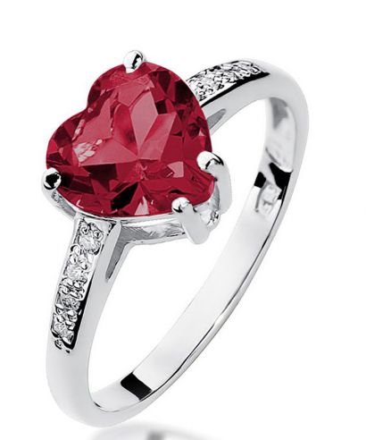 Prsten Bonore - Bílé Zlato 585 - Rubín 1,7 ct