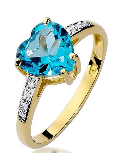 Prsten Bonore - Zlato 585 - Topaz 1,2 Ct