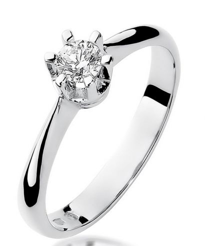 Prsten Bonore - Bílé Zlato 585 - Diamant 0,23 Ct