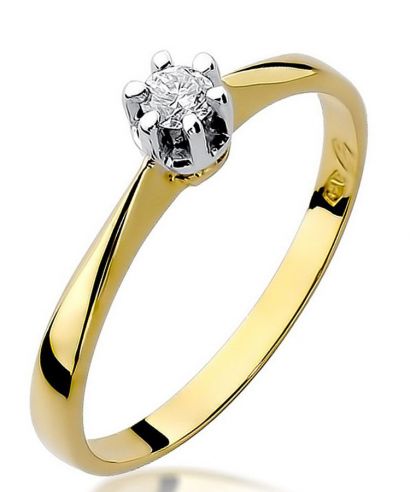 Prsten Bonore - Zlato 585 - Diamant 0,1 Ct