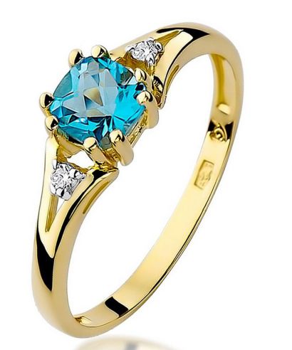 Prsten Bonore - Zlato 585 - Topaz 0,7 Ct