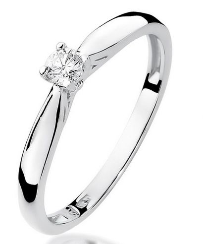 Prsten Bonore - Bílé Zlato 585 - Diamant 0,1 Ct