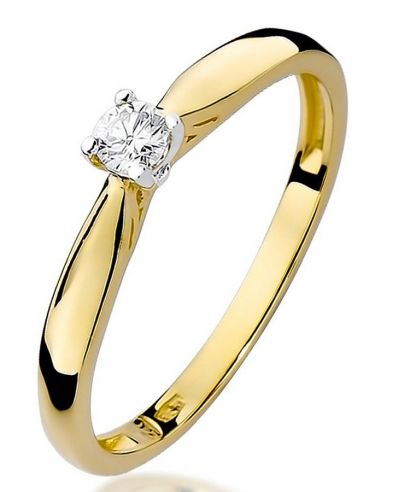 Prsten Bonore - Zlato 585 - Diamant 0,1 Ct