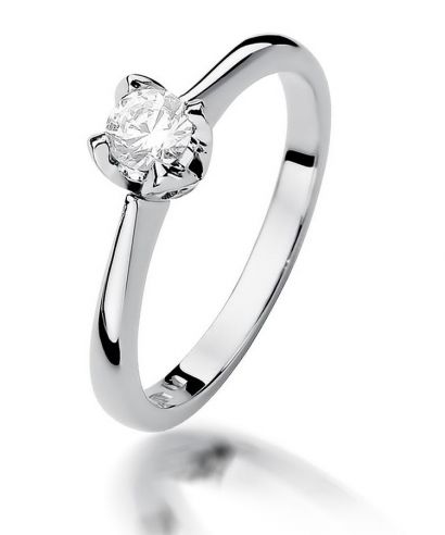 Prsten Bonore - Bílé Zlato 585 - Diamant 0,3 Ct