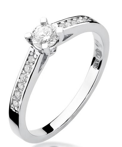 Prsten Bonore - Bílé Zlato 585 - Diamant 0,3 Ct