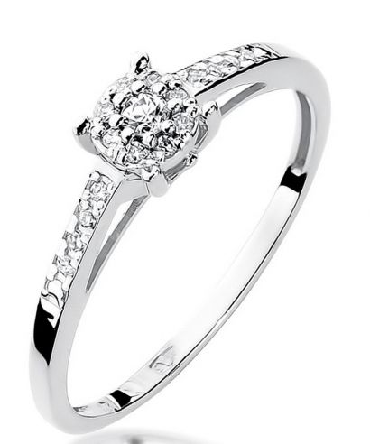 Prsten Bonore - Bílé Zlato 585 - Diamant 0,04 Ct