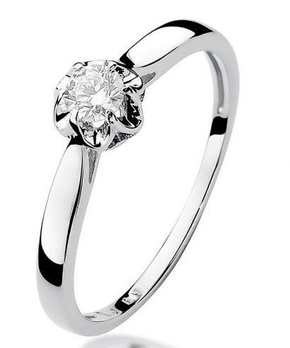 Prsten Bonore - Bílé Zlato 585 - Diamant 0,1 Ct