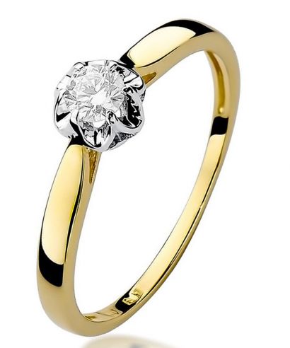Prsten Bonore - Zlato 585 - Diamant 0,1 Ct