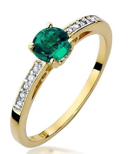 Prsten Bonore - Zlato 585 - Smaragd 0,5 Ct