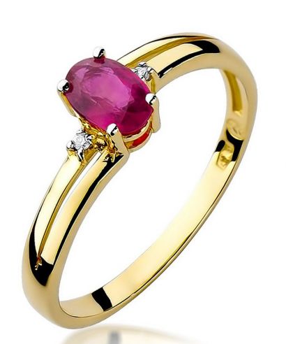 Prsten Bonore - Zlato 585 - Rubín 0,6 Ct