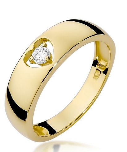 Prsten Bonore - Zlato 585 - Diamant 0,1 Ct