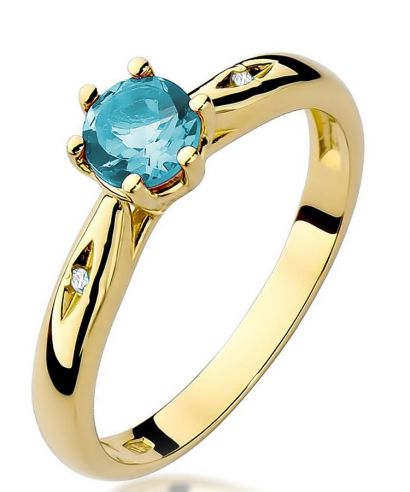 Prsten Bonore - Zlato 585 - Topaz 0,5 Ct
