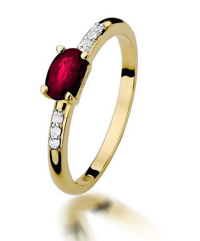Prsten Bonore - Zlato 585 - Rubín 0,6 Ct