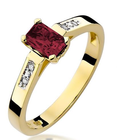 Prsten Bonore - Zlato 585 - Rubín 0,8 Ct