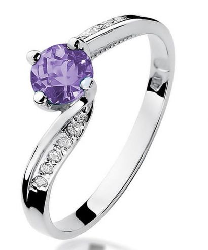Prsten Bonore - Bílé Zlato 585 - Tanzanit 0,5 ct