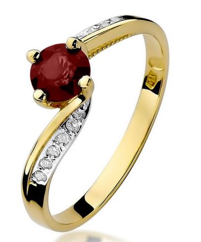 Prsten Bonore - Zlato 585 - Rubín 0,6 Ct