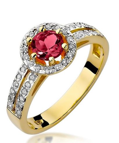 Prsten Bonore - Zlato 585 - Rubín 0,6 Ct
