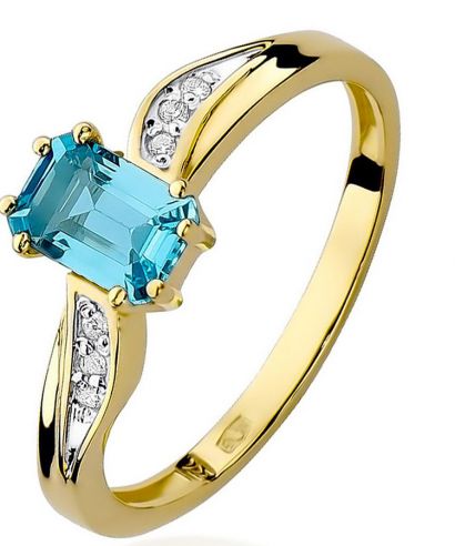 Prsten Bonore - Zlato 585 - Topaz 0,65 Ct