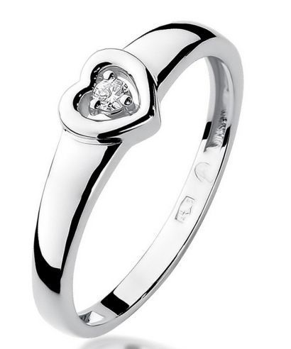 Prsten Bonore - Bílé Zlato 585 - Diamant 0,04 Ct
