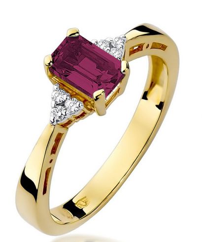 Prsten Bonore - Zlato 585 - Rubín 0,8 Ct