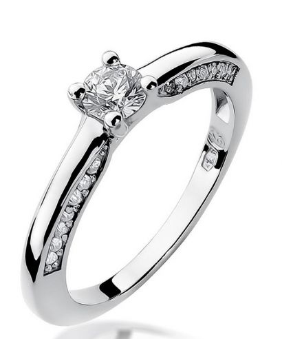 Prsten Bonore - Bílé Zlato 585 - Diamant 0,3 Ct