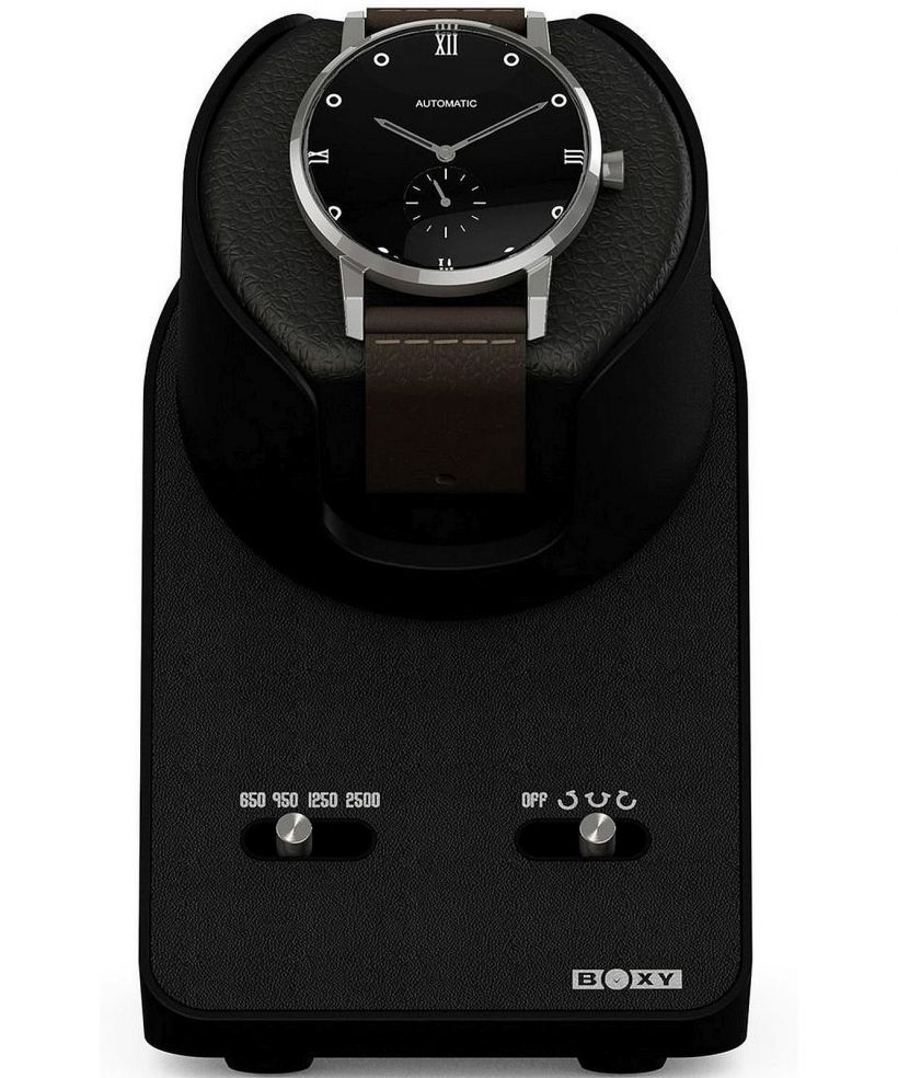 Beco Technic Boxy BLDC Nightstand EXT Black Modular natahovač hodinek pro 1 hodinky s kabelem USB