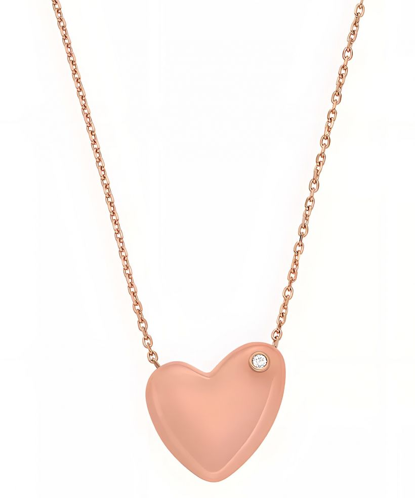 Náhrdelník Skagen Sea Glass Pink Pendant