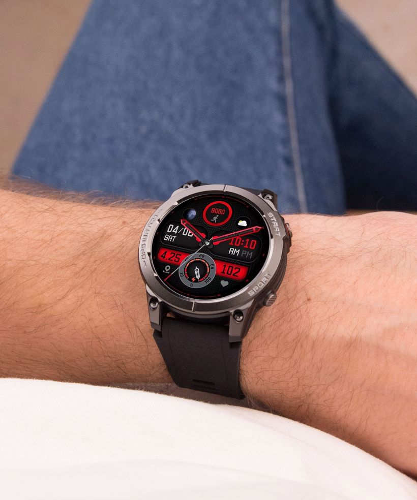 Chytré hodinky unisex Manta Activ X GPS Black SET