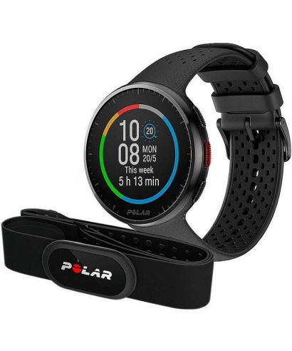 Sportovní hodinky Polar Pacer Pro Carbon Grey SET