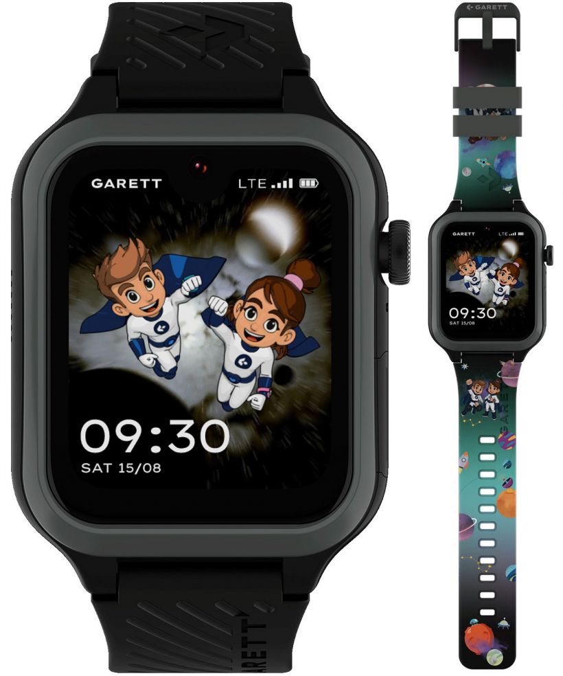Chytré Hodinky dětské Garett Kids Essa AI 4G Černá SET