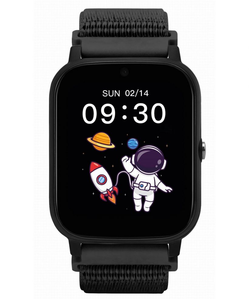 Chytré Hodinky dětské Garett Kids Tech 4G Černá Velcro