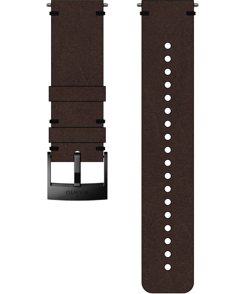 Řemínek Suunto Urban 2 Leather Strap Brown Black Size M 24 mm