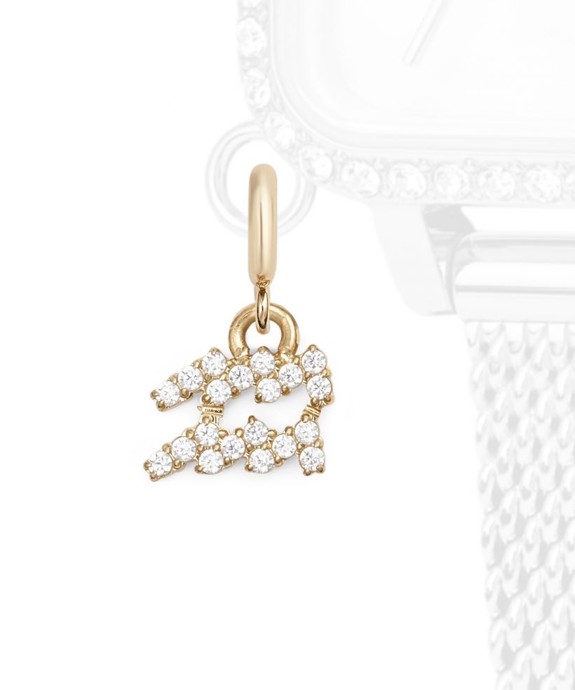 Přívěšek Daniel Wellington Charm Gold Aquarius