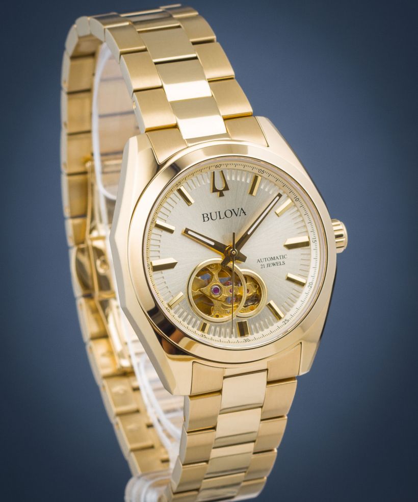 Hodinky Bulova Classic Surveyor Open Heart Automatic