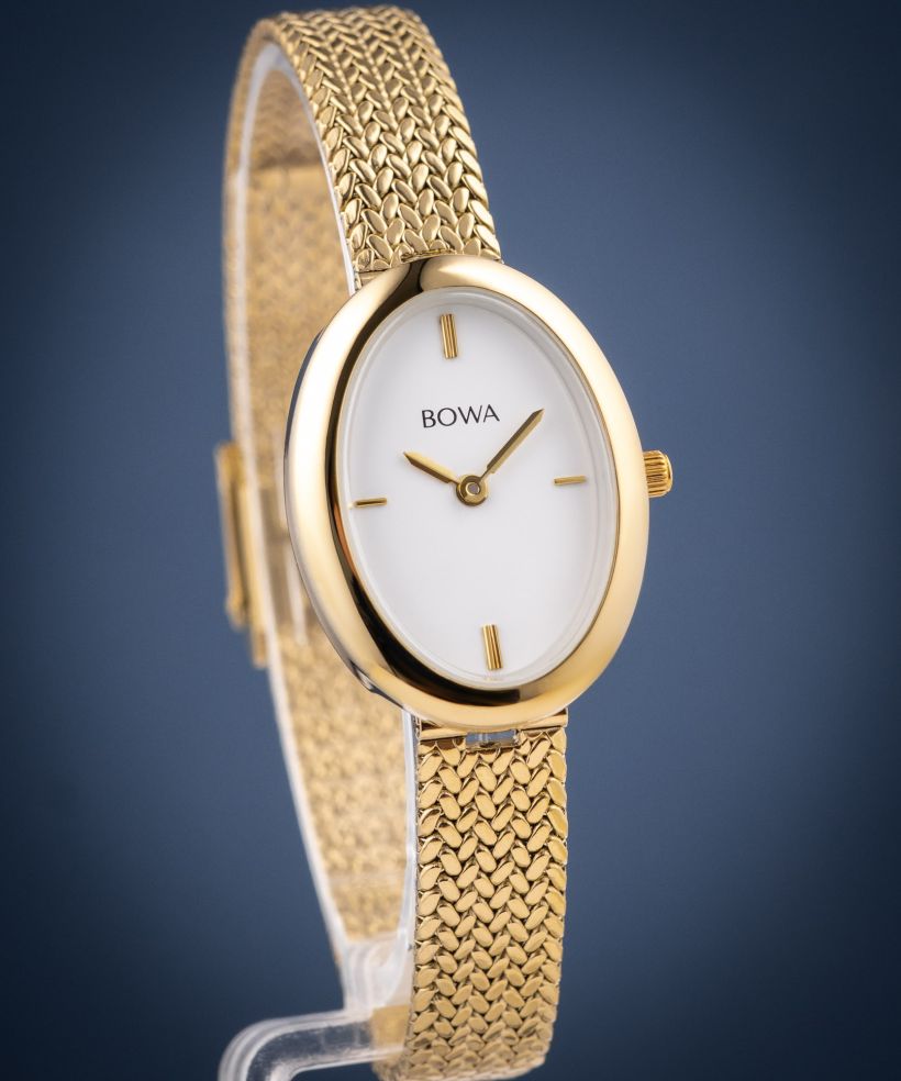 Hodinky dámské BOWA Oslo White-Gold Mesh 23