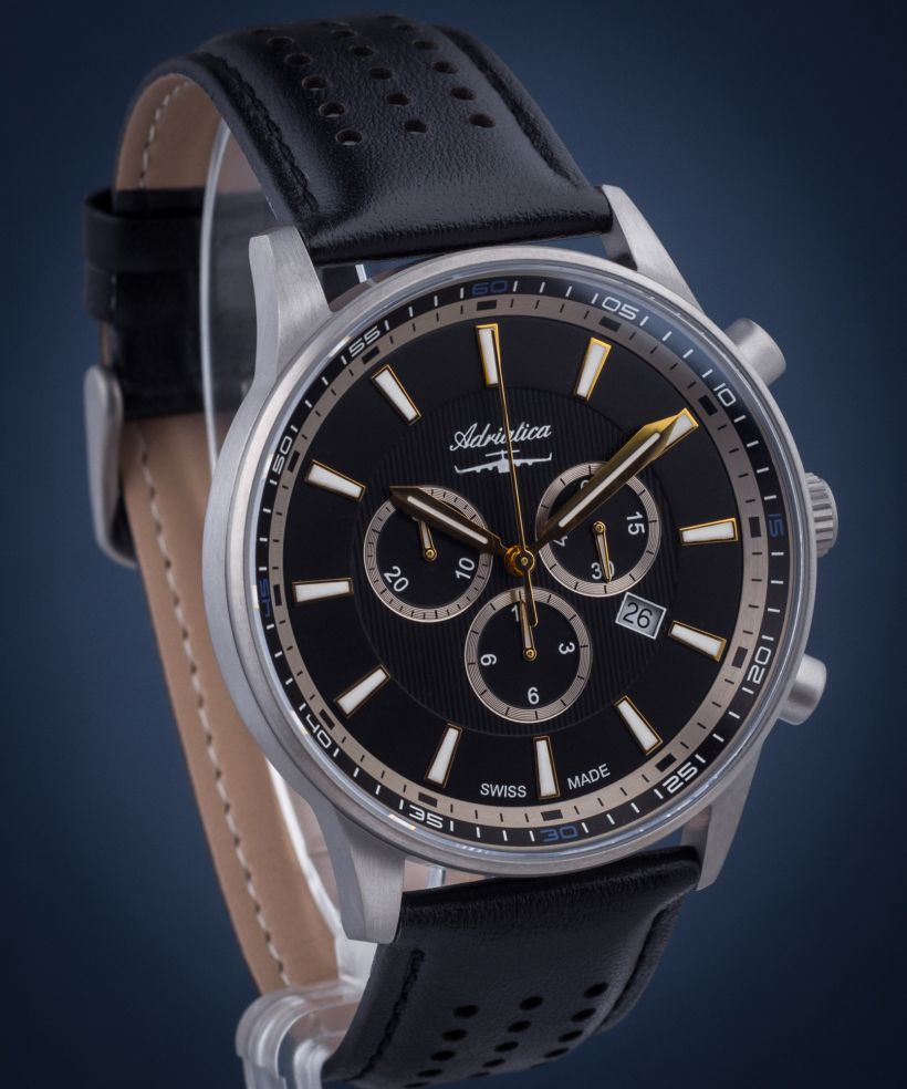 Pánské hodinky Adriatica Titanium Chronograph A8281.42G4CH
