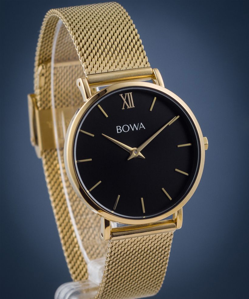 Dámské hodinky BOWA London Black-Gold 33