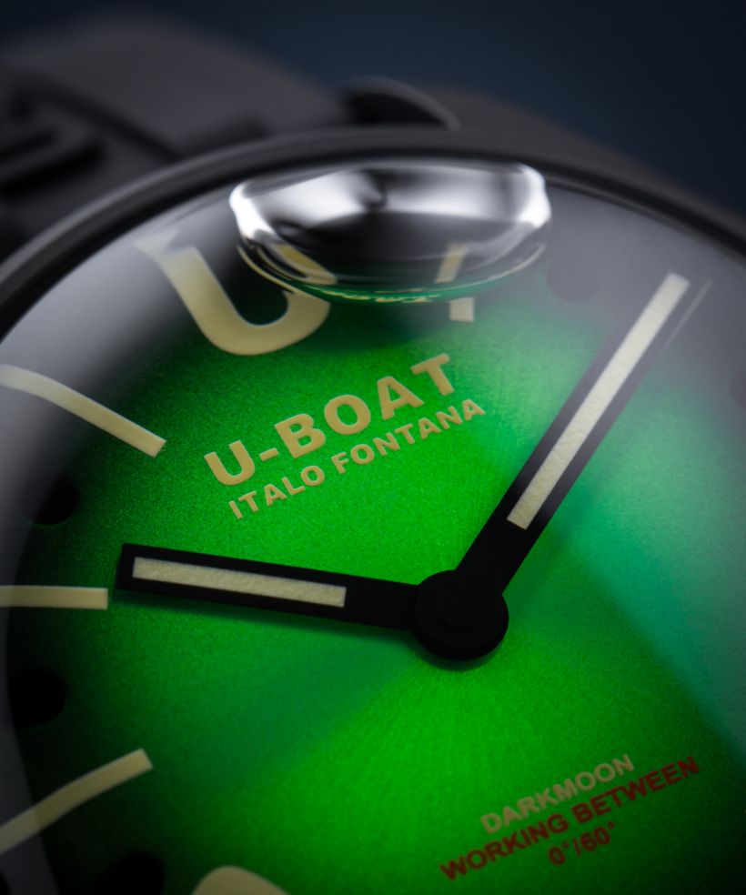 Hodinky U-BOAT Darkmoon 40mm Green PVD Soleil