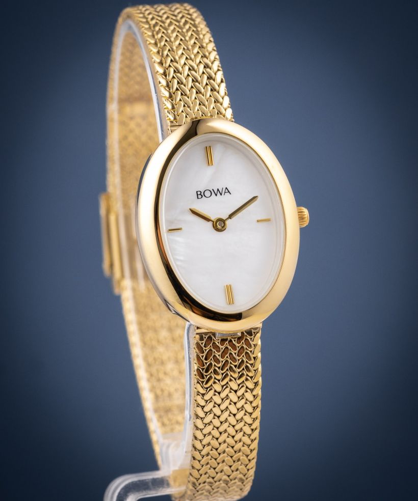 Hodinky dámské BOWA Oslo Pearl-Gold Mesh 23
