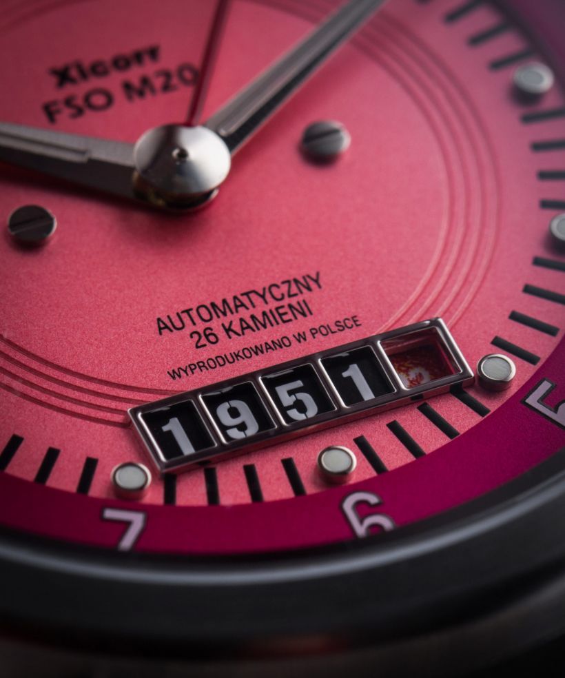 Hodinky Xicorr FSO M20.69 Magenta Automatic Limited Edition SET