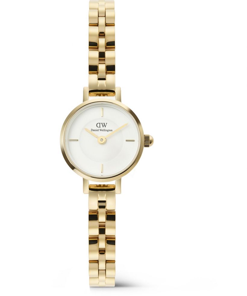 Hodinky dámské Daniel Wellington Petite Mini Arch 3-link White Gold