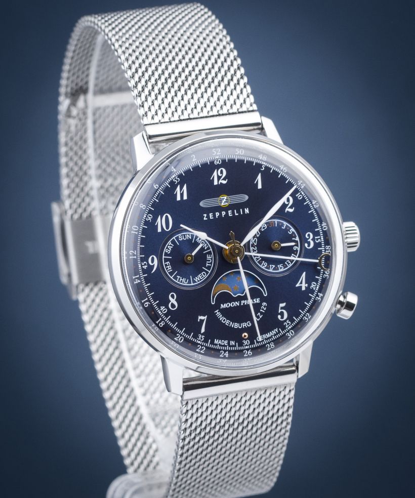 Dámské hodinky Zeppelin LZ129 Hindenburg Moonphase 7037M-3