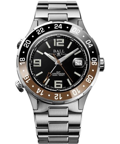 Hodinky pánské Ball Roadmaster Pilot GMT Automatic Titanium Chronograph Limited Edition