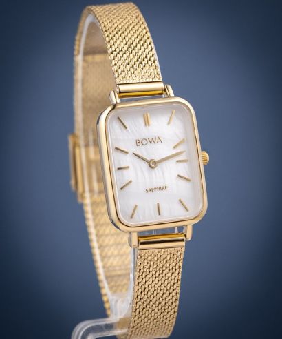 Hodinky dámské BOWA Dubai Pearl-Gold Mesh 20