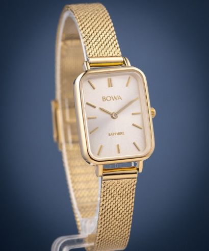 Hodinky dámské BOWA Dubai Full Gold Mesh 20