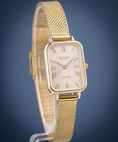 Hodinky dámské BOWA Dubai Full Gold Mesh 20