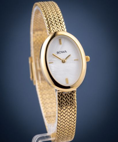 Hodinky dámské BOWA Oslo Pearl-Gold Mesh 23
